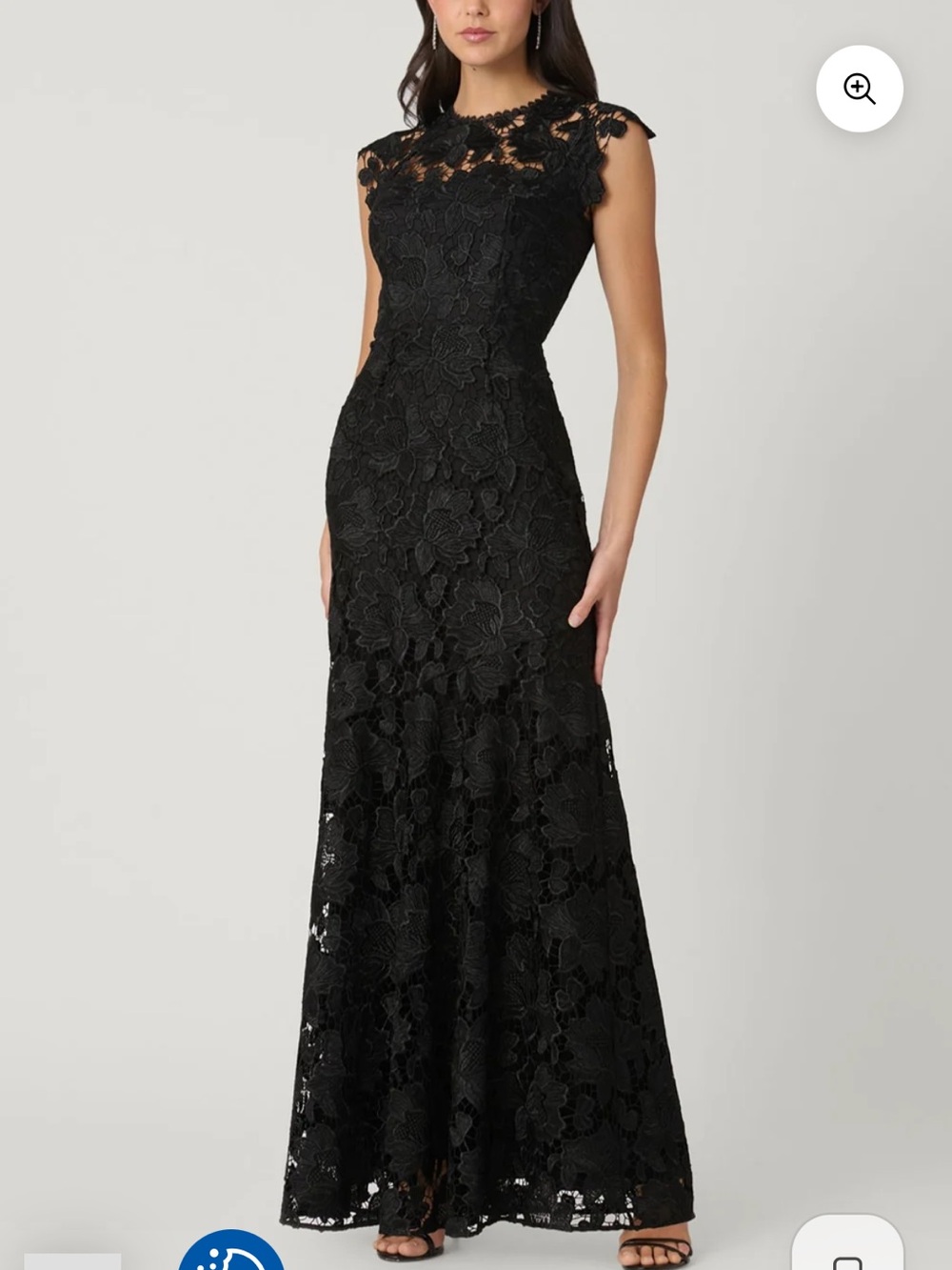 Shoshanna Midnight Raven Dress 12 Black NWT Lace Evening Gown